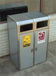 Food Court recycle bin